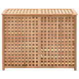 Laundry Bin 87.5x46x67 Cm Solid Walnut Wood