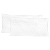Pillows 2 pcs 80x40x14 cm Memory Foam - Front View