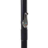 Garden Parasol with Portable Base Anthracite