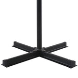 Garden Parasol with Portable Base Anthracite - Rear View