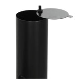Classic Charcoal BBQ Offset Smoker - Rear View