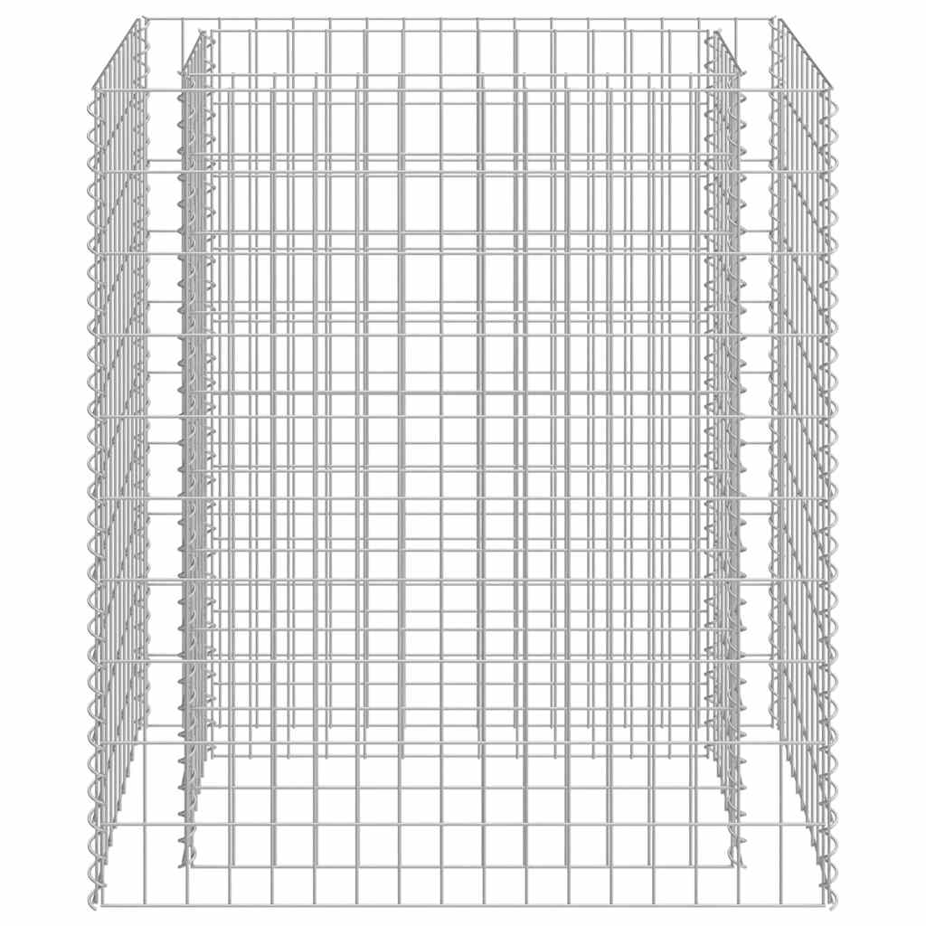 Gabion Raised Bed Galvanised Steel 90x50x100 cm