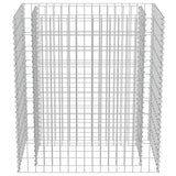 Gabion Raised Bed Galvanised Steel 90x50x100 cm - 45-Degree Angle
