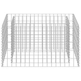 Gabion Raised Bed Galvanised Steel 90x50x50 cm - 45-Degree Angle