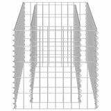 Gabion Raised Bed Galvanised Steel 90x50x50 cm