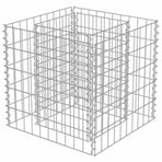 Gabion Raised Bed Galvanised Steel 50x50x50 cm