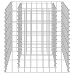 Gabion Raised Bed Galvanised Steel 50x50x50 cm