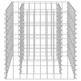Gabion Raised Bed Galvanised Steel 50x50x50 cm - 45-Degree Angle
