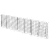 Gabion Wall Galvanised Steel 450x30x100 cm - Side View