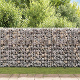 Gabion Wall Galvanised Steel 450x30x100 cm - Top-Down View