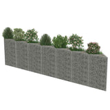 Gabion Wall Galvanised Steel 450x30x100 cm - 45-Degree Angle