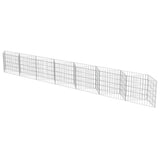 Gabion Wall Galvanised Steel 450x30x50 cm - Side View