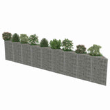 Gabion Wall Galvanised Steel 630x30x100 cm - 45-Degree Angle
