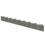 Gabion Wall Galvanised Steel 630x30x50 cm - Front View