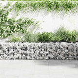 Gabion Wall Galvanised Steel 630x30x50 cm - Top-Down View