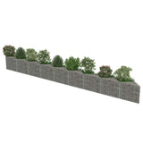 Gabion Wall Galvanised Steel 630x30x50 cm - 45-Degree Angle