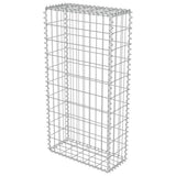 Gabion Wall with Covers Galvanised Steel 50x20x100 cm