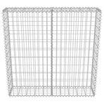 Gabion Wall with Covers Galvanised Steel 100x20x100 cm