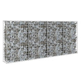 Gabion Wall with Covers Galvanised Steel 200x20x85 cm