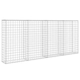 Gabion Wall with Covers Galvanised Steel 200x20x85 cm