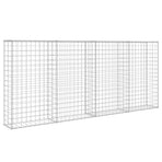 Gabion Wall with Covers Galvanised Steel 200x20x85 cm