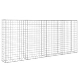 Gabion Wall with Covers Galvanised Steel 200x20x85 cm - Side View