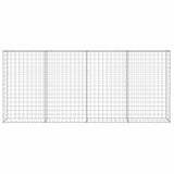Gabion Wall with Covers Galvanised Steel 200x20x85 cm