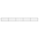 Gabion Wall with Covers Galvanised Steel 600x50x50 cm - 45-Degree Angle