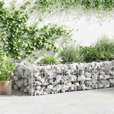 Gabion Wall with Covers Galvanised Steel 600x50x50 cm
