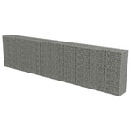Gabion Wall with Covers Galvanised Steel 600x50x150 cm