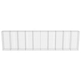 Gabion Wall with Covers Galvanised Steel 600x50x150 cm