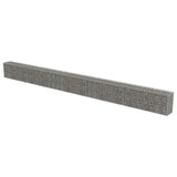 Gabion Wall with Covers Galvanised Steel 600x30x50 cm