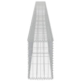 Gabion Wall with Covers Galvanised Steel 600x30x50 cm
