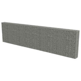 Gabion Wall with Covers Galvanised Steel 600x30x150 cm