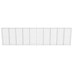 Gabion Wall with Covers Galvanised Steel 600x30x150 cm