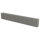 Gabion Wall with Covers Galvanised Steel 900x50x100 cm