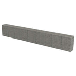 Gabion Wall with Covers Galvanised Steel 900x50x100 cm