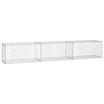 Gabion Wall with Covers Galvanised Steel 300x50x50 cm