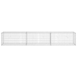 Gabion Wall with Covers Galvanised Steel 300x50x50 cm