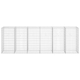 Gabion Wall with Covers Galvanised Steel 300x50x100 cm