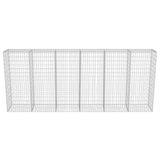Gabion Wall with Covers Galvanised Steel 300x50x150 cm