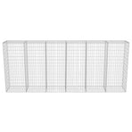 Gabion Wall with Covers Galvanised Steel 300x50x150 cm
