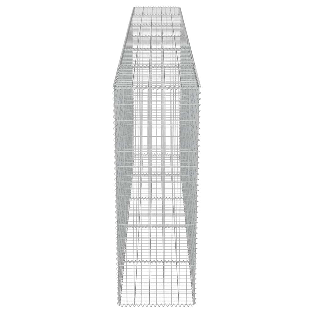 Gabion Wall with Covers Galvanised Steel 300x50x150 cm