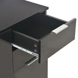 Sideboard High Gloss Black 107x35x80.5 cm