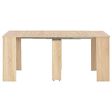 Extendable Dining Table Sonoma Oak 175x90x75 cm