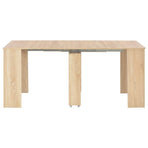 Extendable Dining Table Sonoma Oak 175x90x75 cm