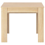 Extendable Dining Table Sonoma Oak 175x90x75 cm - Top-Down View