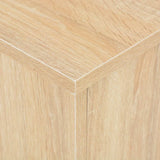 Extendable Dining Table Sonoma Oak 175x90x75 cm - Close-Up Angle