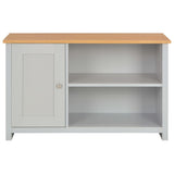 TV Cabinet Grey 95x39x58 cm - Side View