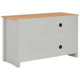 TV Cabinet Grey 95x39x58 cm - Top-Down View